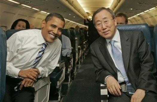 ПанГиМун и Обамой.